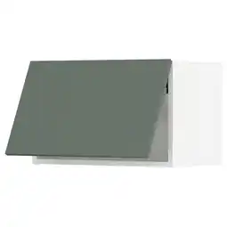 Ikea Sektion Wall cabinet horizontal, white/bodarp gray-green, 24x15x15 offer