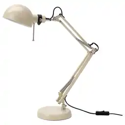 Ikea ForsÅ Work lamp with led bulb, beige offer