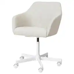 Ikea Tossberg / malskÄr Swivel chair, Gunnared beige/white offer