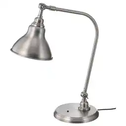 Ikea Ankarspel Work lamp with led bulb, pewter effect offer