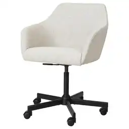 Ikea Tossberg / malskÄr Swivel chair, Gunnared beige/black offer