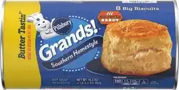 Kroger Pillsbury Grands Biscuits, Crescents or Cinnamon Rolls offer