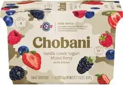 Kroger Chobani Greek Yogurt offer