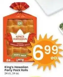 Albertsons King's Hawaiian Party Pack Rolls offer
