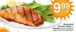 Albertsons Marinated Salmon Fillets or Kabobs offer
