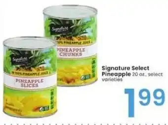 Albertsons Signature Select Pineapple offer