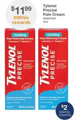 Kinney Drugs Tylenol Precise Pain Cream offer
