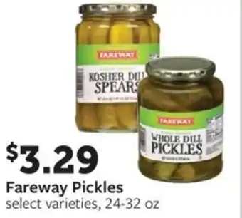 Fareway Fareway Pickles offer