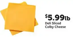 Fareway Deli Sliced Colby Cheese offer