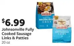 Fareway Johnsonville Fully Cooked Sausage Links & Patties 20 oz offer