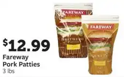 Fareway Fareway Pork Patties offer