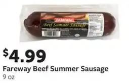 Fareway Fareway Beef Summer Sausage 9 oz offer