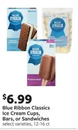 Fareway Blue Ribbon Classics Ice Cream Cups, Bars, or Sandwiches select varieties, 12-16 ct offer