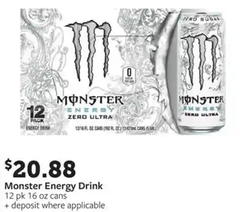 Fareway Monster Energy Drink offer