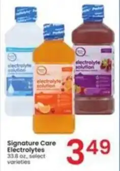 Albertsons Signature Care Electrolytes 33.8 oz, select varieties offer