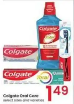 Albertsons Colgate Oral Care select sizes and varieties offer