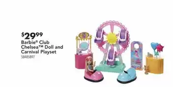 Nebraska Furniture Mart Barbie Club Chelsea Doll And Carnival Playset offer