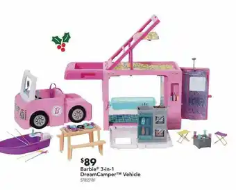 Nebraska Furniture Mart Barbie 3-in-1 Dreamcamper Vehicle offer