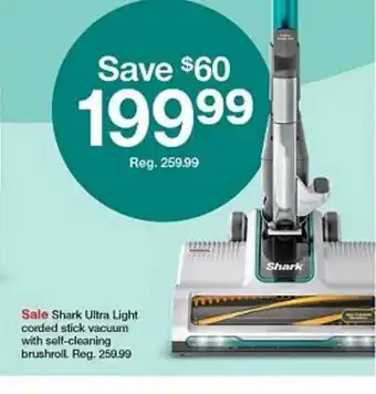 Target Shark Ultra Light Corded Stick Vacuum offer