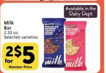 Pavilions Milk Bar offer