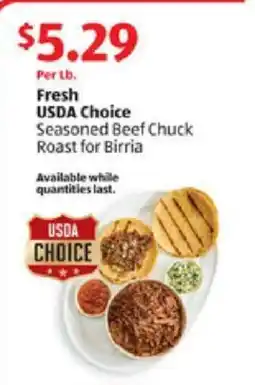 Aldi Seasoned Beef Chuck Roast for Birria offer