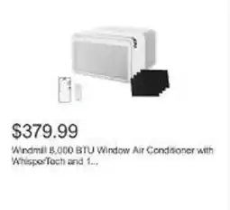 Costco Windmill 8,000 BTU Window Air Conditioner with WhisperTech and 1... offer