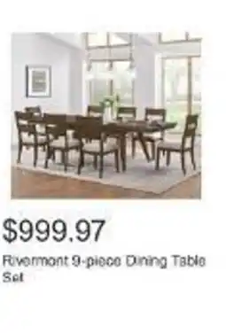Costco Rivermont 9-piece Dining Table offer