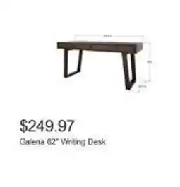 Costco Galena 62" Writing Desk offer