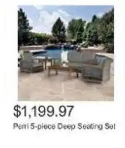 Costco Perri 5-piece Deep Seating Set offer