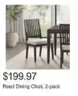 Costco Reed Dining Chair, 2-pack offer