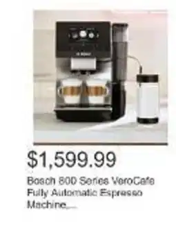 Costco Bosch 800 Series VeroCate Fully Automatic Espresso Machine offer