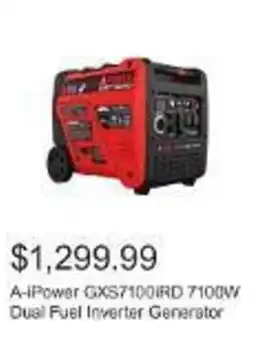 Costco A-IPower GXS7100IRD 7100W Dual Fuel Inverter Generator offer