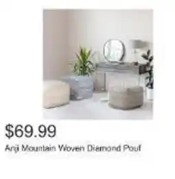 Costco Anji Mountain Woven Diamond Poul offer