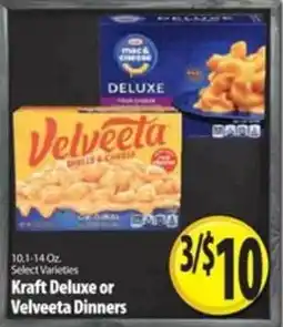 BigM Kraft Deluxe or Velveeta Dinners offer