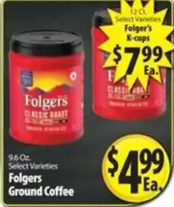 BigM Folgers Ground Coffee offer