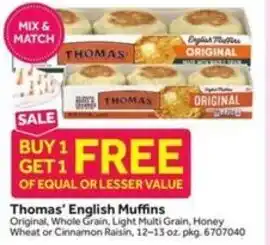 Stop&Shop Thomas' English Muffins offer