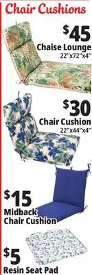 Ocean State Job Lot Chair Cushions offer