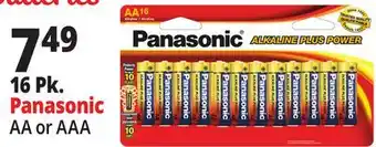 Ocean State Job Lot Panasonic AAA Alkaline Batteries 16-Count offer