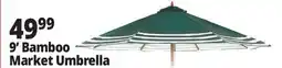 Ocean State Job Lot 9' Bamboo Market Umbrella Striped offer