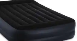 Ocean State Job Lot Intex Queen Dura-Beam Pillow Rest Raised Air Mattress with Internal Pump offer