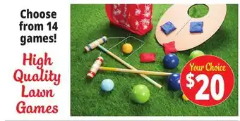 Ocean State Job Lot High Quality Lawn Games offer