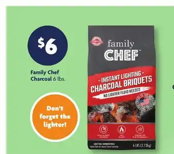 Family Dollar Family Chef Charcoal offer