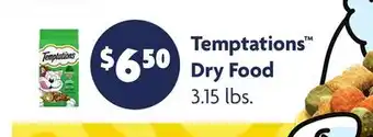 Family Dollar Temptations Dry Food offer
