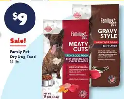 Family Dollar Family Pet Dry Dog Food offer