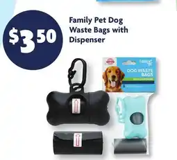 Family Dollar Family Pet Dog Waste Bags with Dispenser offer