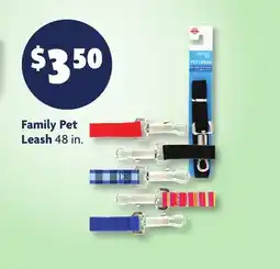 Family Dollar Family Pet Leash offer