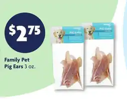 Family Dollar Family Pet Pig Ears offer