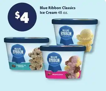 Family Dollar Blue Ribbon Classics Ice Cream offer