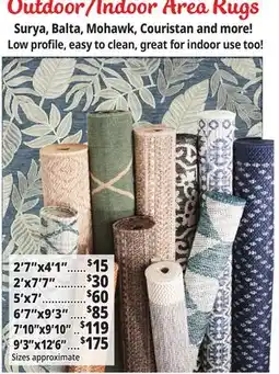 Ocean State Job Lot Outdoor/Indoor Area Rugs offer