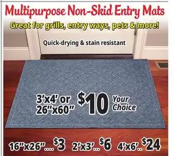 Ocean State Job Lot Doormats offer